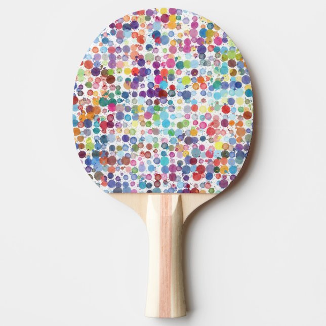 Paint Splatter Splashes Ping Pong Paddle (Front)