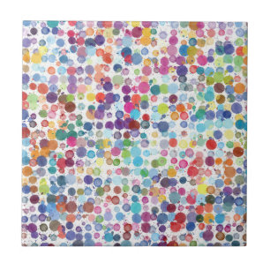Paint Splatter Splashes Tile