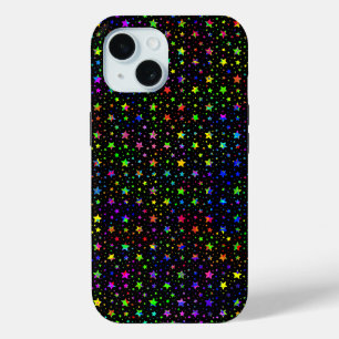 Paint Splatter Stars iPhone 15 Case
