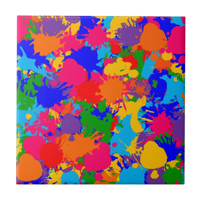 Paint Splatter Tile (Front)