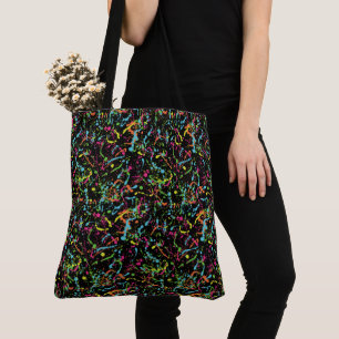 Paint Splatter Tote Bag
