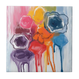 Paint Splatter   Watercolor Artist Painting Tile