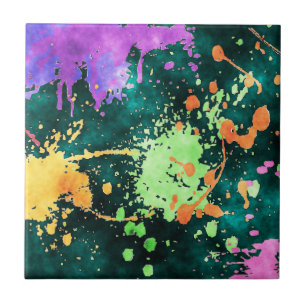 PAINT SPLATTERS Tile