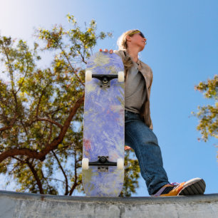 Paint Splotched 1 by Kristalin Davis Skateboard