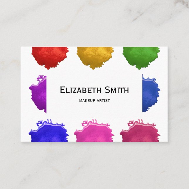 Paint spots business card (Front)
