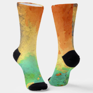 Paint Stain Sustainable Premium Crew Socks