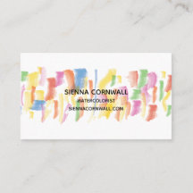 Paint Stained Business Card