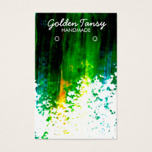 Paint Stripe Earring Necklace Jewellery Display Ca