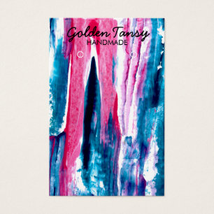 Paint Stripe Earring Necklace Jewellery Display Ca