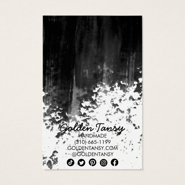 Paint Stripe Earring Necklace Jewellery Display Ca (Back)