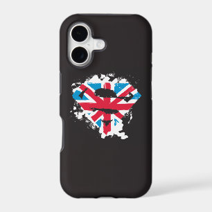 Paint Strokes British S-Shield