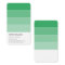 PAINT SWATCH CHIP modern ombre emerald green