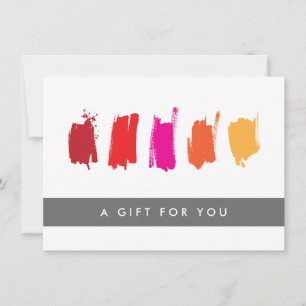 Paint Swatches Red/Orange Gift Certificate