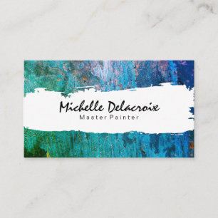 Paint Texture   Artistic Business Card