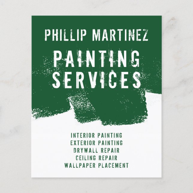 Paint wall  flyer (Front)