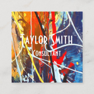 paint watercolor colour graffiti business card