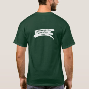 Paint Wipe Peace Message T-Shirt