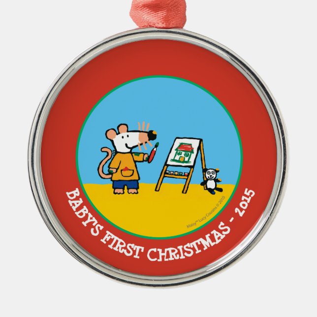 Paint with Maisy! Metal Tree Decoration (Front)