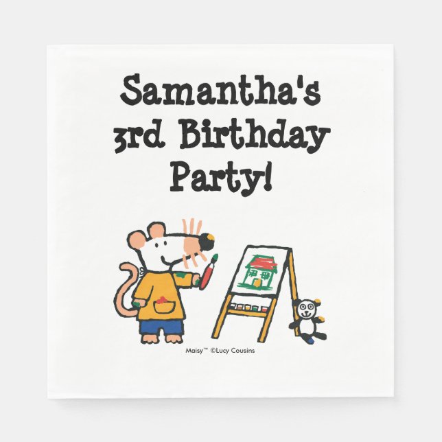 Paint with Maisy! Napkin (Front)