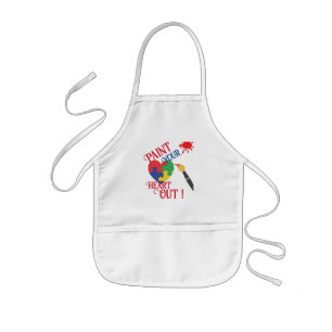 Paint Your Heart Out,Custom Kids Apron