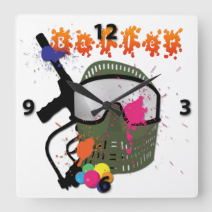 Paintball - Baller Wall Clock