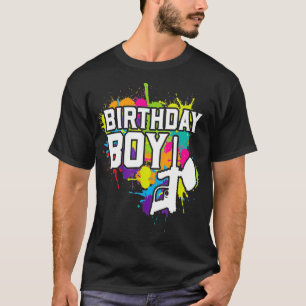 Paintball Birthday Boy Party Theme T-Shirt
