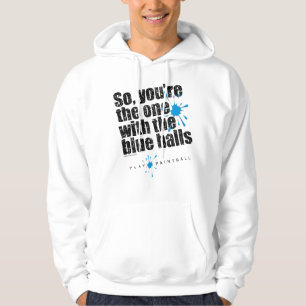 Paintball Blue Balls Hoodie