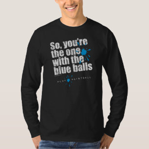 Paintball Blue Balls T-Shirt