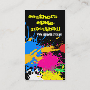 Paintball Business Card