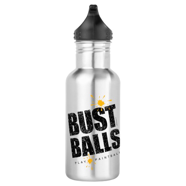Paintball Bust Balls 532 Ml Water Bottle (Right)