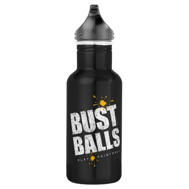 Paintball Bust Balls 532 Ml Water Bottle (Right)