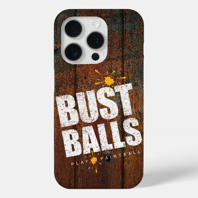 Paintball Bust Balls Case-Mate iPhone Case (Back)