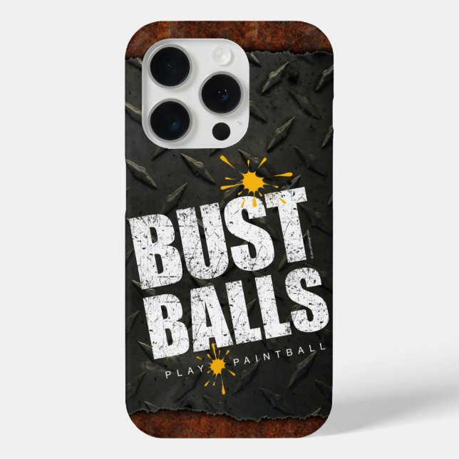 Paintball Bust Balls Case-Mate iPhone Case (Back)