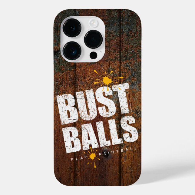 Paintball Bust Balls Case-Mate iPhone Case (Back)