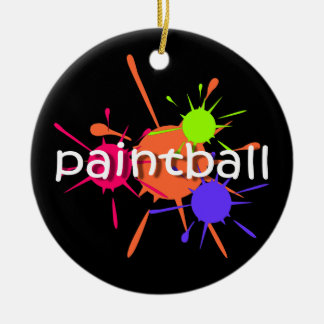 Paintball Ceramic Tree Decoration