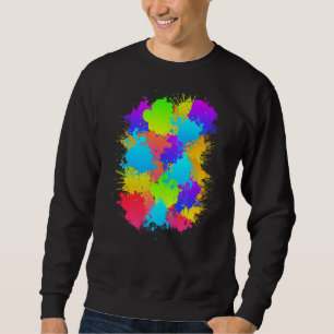 Paintball Colourful Markirer Marked Paintballer Sweatshirt