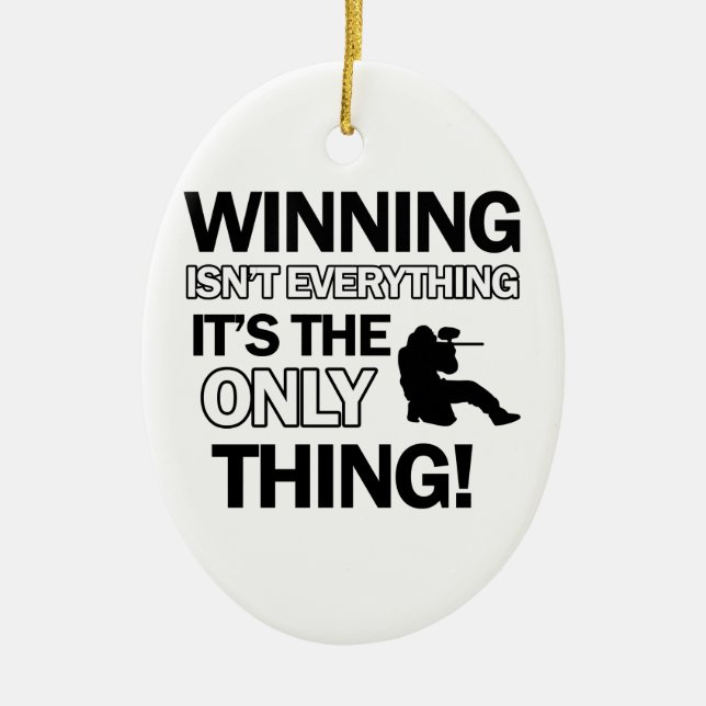 paintball design ceramic tree decoration (Front)