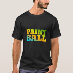 Paintball Designed With Nature Colours T-Shirt