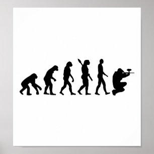 Paintball evolution poster