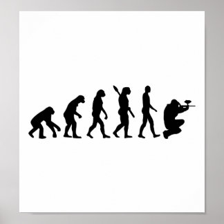 Paintball evolution poster
