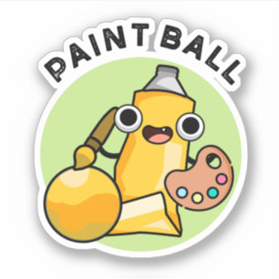 Paintball Funny Paint Pun