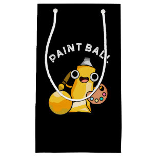 Paintball Funny Paint Pun Dark BG Small Gift Bag