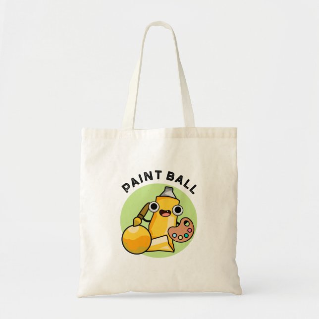 Paintball Funny Paint Pun  Tote Bag (Front)