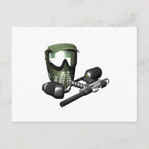 Paintball Gear 2 Postcard