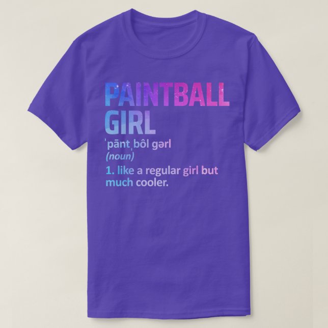 paintball girl T-Shirt (Design Front)