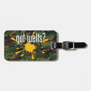 Paintball got welts? luggage tag