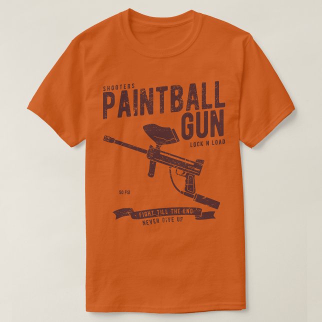 Paintball Gun T-Shirt (Design Front)