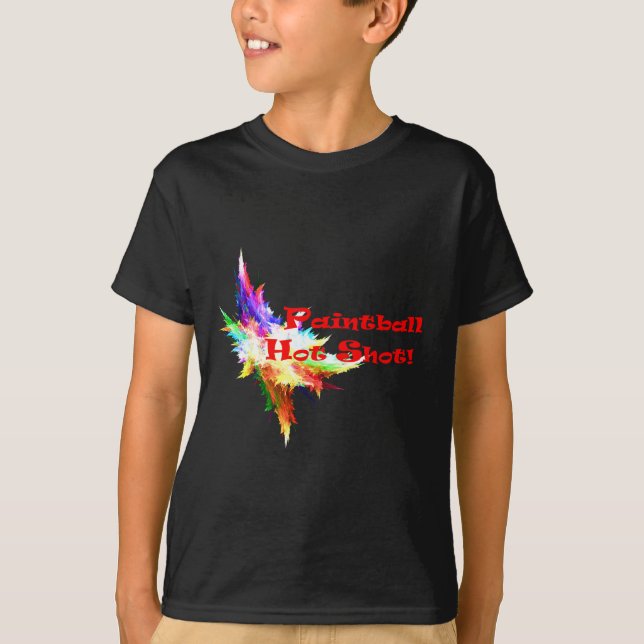 Paintball Hot Shot! T-Shirt (Front)