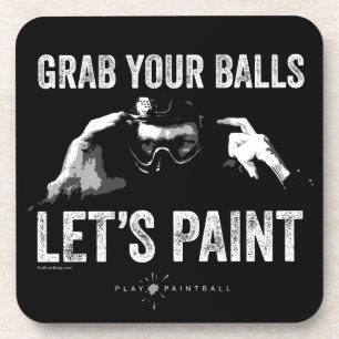 Paintball Let’s Paint Coaster