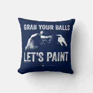 Paintball Let’s Paint Cushion